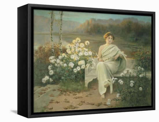 Daydreams, c.1901-Jean Beauduin-Framed Premier Image Canvas