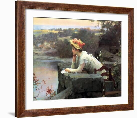 Daydreams-Marcus Stone-Framed Art Print