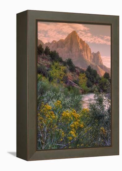 Days End from the Pa' Rus Trail, Zion-Vincent James-Framed Premier Image Canvas