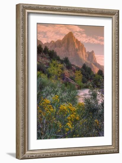 Days End from the Pa' Rus Trail, Zion-Vincent James-Framed Photographic Print