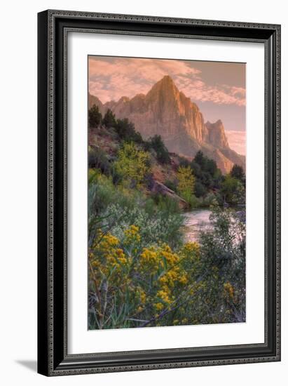 Days End from the Pa' Rus Trail, Zion-Vincent James-Framed Photographic Print