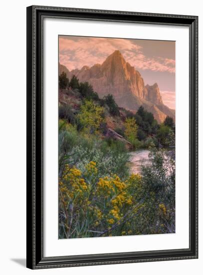 Days End from the Pa' Rus Trail, Zion-Vincent James-Framed Photographic Print