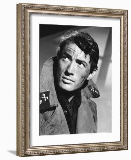 Days of Glory, Gregory Peck, 1944-null-Framed Premium Photographic Print