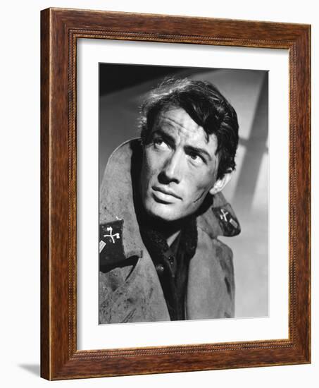 Days of Glory, Gregory Peck, 1944-null-Framed Premium Photographic Print