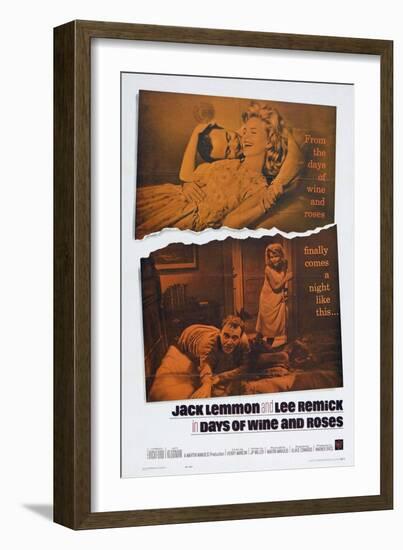 Days of Wine And Roses, 1962, Directed by Blake Edwards-null-Framed Giclee Print