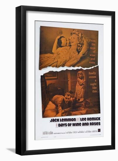 Days of Wine And Roses, 1962, Directed by Blake Edwards-null-Framed Giclee Print