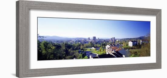 Daytime City Skyline Asheville Nc, USA-null-Framed Photographic Print