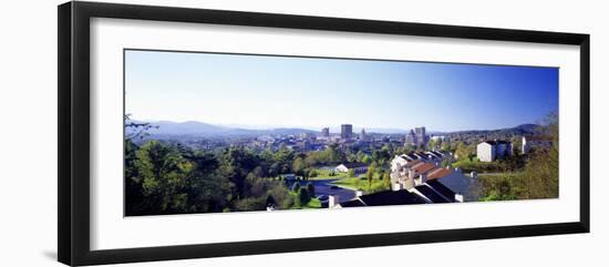 Daytime City Skyline Asheville Nc, USA-null-Framed Photographic Print