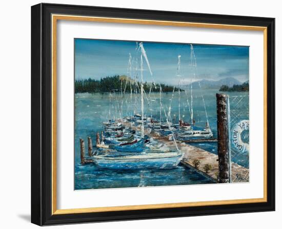 Dayton Sails-Jodi Monahan-Framed Art Print