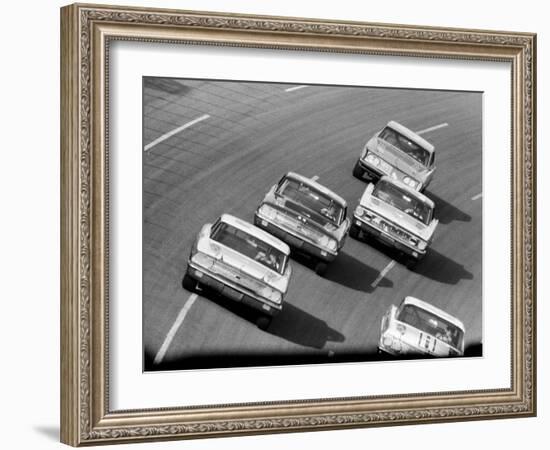 Daytona 500 in Progress-Michael Rougier-Framed Photographic Print