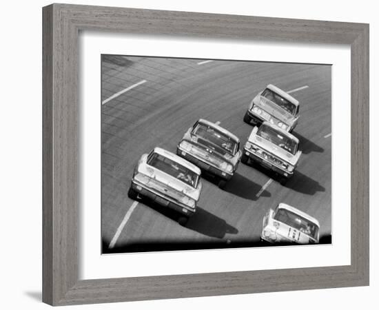 Daytona 500 in Progress-Michael Rougier-Framed Photographic Print