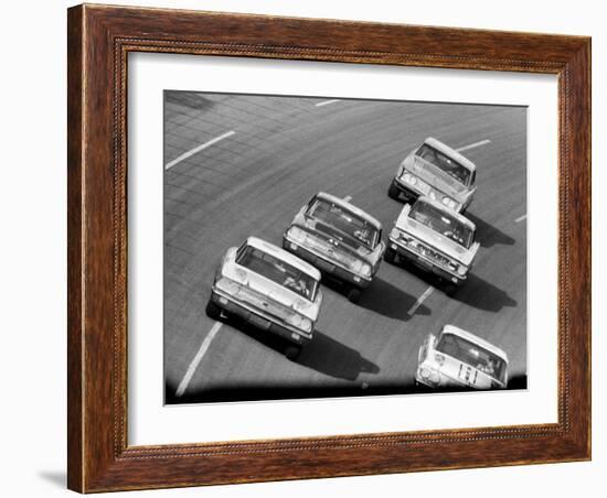 Daytona 500 in Progress-Michael Rougier-Framed Photographic Print