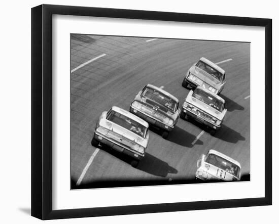 Daytona 500 in Progress-Michael Rougier-Framed Photographic Print
