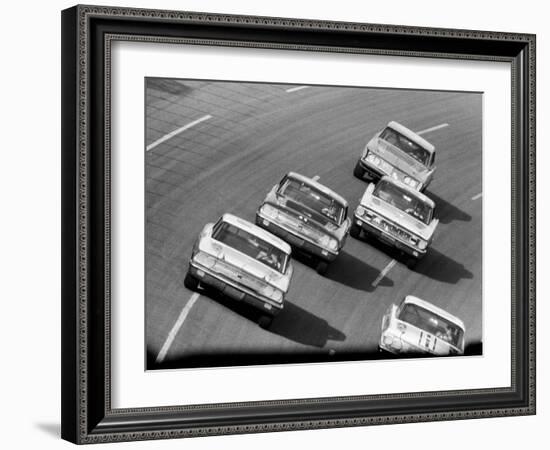 Daytona 500 in Progress-Michael Rougier-Framed Photographic Print