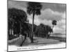 Daytona Beach, Florida - Beach Street View-Lantern Press-Mounted Art Print