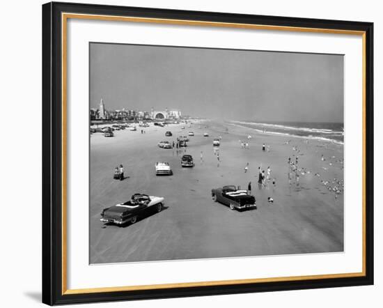 Daytona Beach Is 23-Mile-Long and 600 Feet Wide-null-Framed Photo