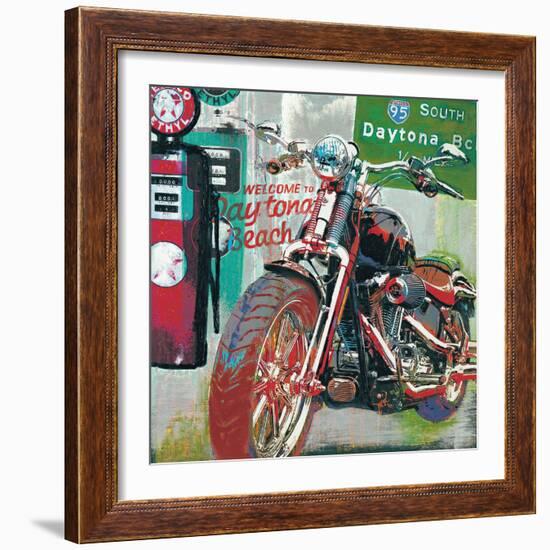 Daytona Beach-Ray Foster-Framed Art Print