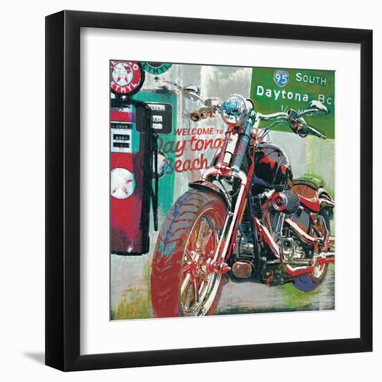 Daytona Beach-Ray Foster-Framed Art Print