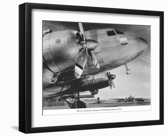 DC-3, Union Air Terminal, Burbank, California 1935-null-Framed Art Print