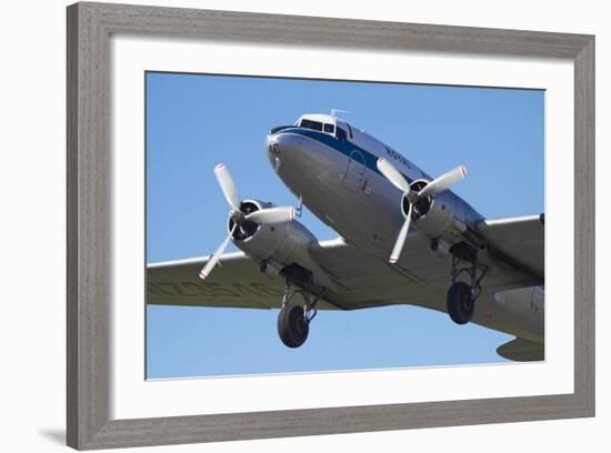 DC3 (Douglas C-47 Dakota), Airshow-David Wall-Framed Photographic Print