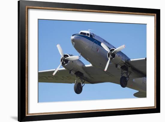 DC3 (Douglas C-47 Dakota), Airshow-David Wall-Framed Photographic Print