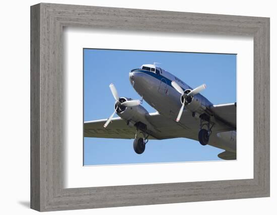 DC3 (Douglas C-47 Dakota), Airshow-David Wall-Framed Photographic Print