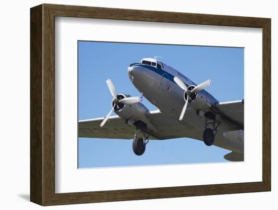 DC3 (Douglas C-47 Dakota), Airshow-David Wall-Framed Photographic Print