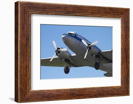 DC3 (Douglas C-47 Dakota), Airshow-David Wall-Framed Photographic Print