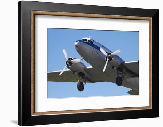 DC3 (Douglas C-47 Dakota), Airshow-David Wall-Framed Photographic Print