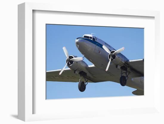 DC3 (Douglas C-47 Dakota), Airshow-David Wall-Framed Photographic Print