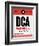 DCA Washington Luggage Tag 1-NaxArt-Framed Art Print