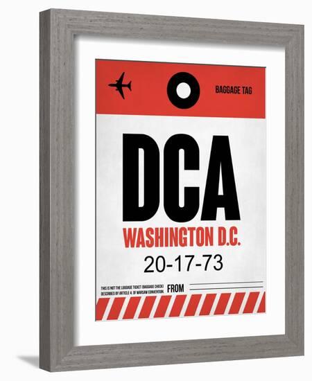 DCA Washington Luggage Tag 1-NaxArt-Framed Art Print