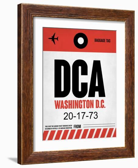 DCA Washington Luggage Tag 1-NaxArt-Framed Art Print