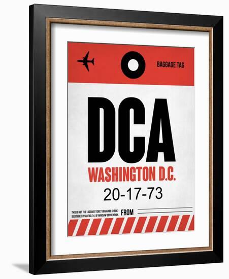 DCA Washington Luggage Tag 1-NaxArt-Framed Art Print