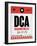 DCA Washington Luggage Tag 1-NaxArt-Framed Art Print