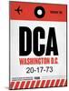 DCA Washington Luggage Tag 1-NaxArt-Mounted Art Print