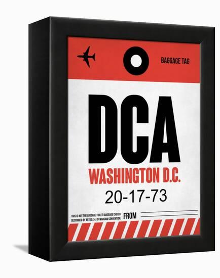 DCA Washington Luggage Tag 1-NaxArt-Framed Stretched Canvas