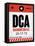 DCA Washington Luggage Tag 1-NaxArt-Framed Stretched Canvas