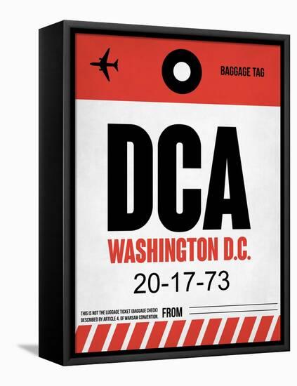 DCA Washington Luggage Tag 1-NaxArt-Framed Stretched Canvas