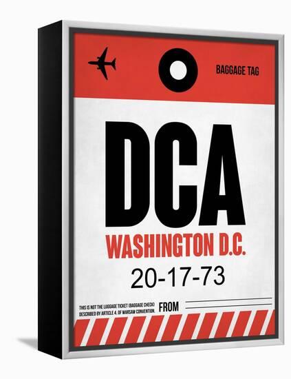 DCA Washington Luggage Tag 1-NaxArt-Framed Stretched Canvas