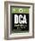 DCA Washington Luggage Tag 2-NaxArt-Framed Art Print