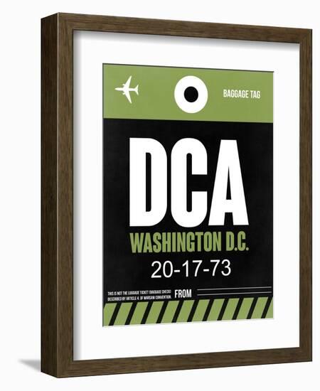 DCA Washington Luggage Tag 2-NaxArt-Framed Art Print