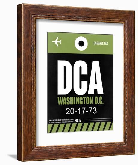 DCA Washington Luggage Tag 2-NaxArt-Framed Art Print