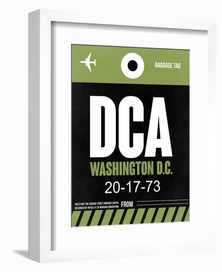 DCA Washington Luggage Tag 2-NaxArt-Framed Art Print