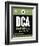 DCA Washington Luggage Tag 2-NaxArt-Framed Art Print