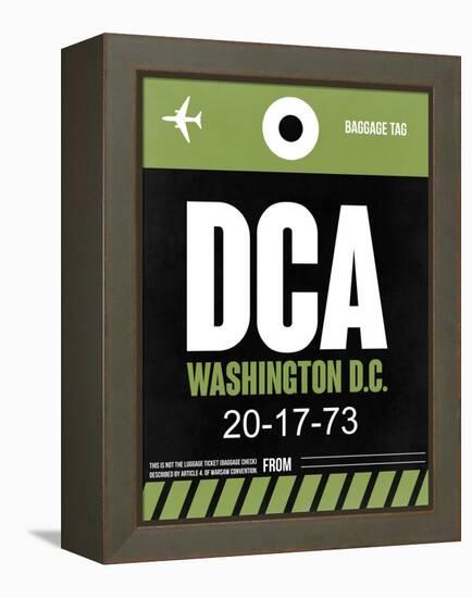 DCA Washington Luggage Tag 2-NaxArt-Framed Stretched Canvas