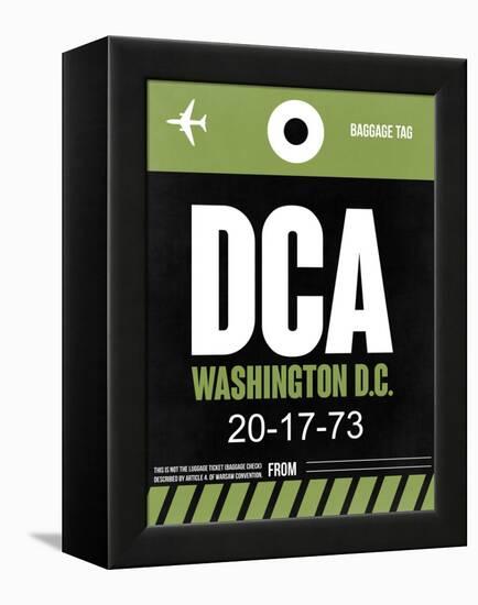 DCA Washington Luggage Tag 2-NaxArt-Framed Stretched Canvas