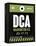 DCA Washington Luggage Tag 2-NaxArt-Framed Stretched Canvas