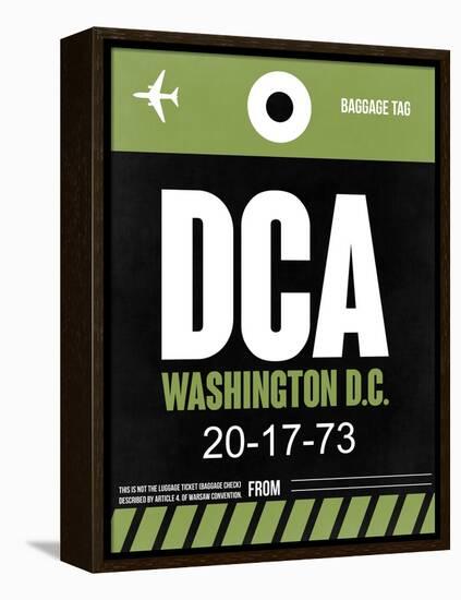 DCA Washington Luggage Tag 2-NaxArt-Framed Stretched Canvas