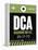 DCA Washington Luggage Tag 2-NaxArt-Framed Stretched Canvas